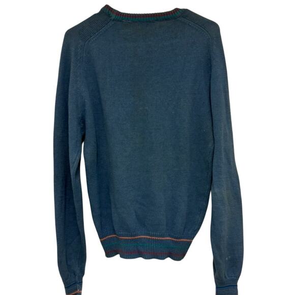 Colours by Alexander Julian Vintage Striped Sweater Linen Cotton Size Small - Picture 3 of 4